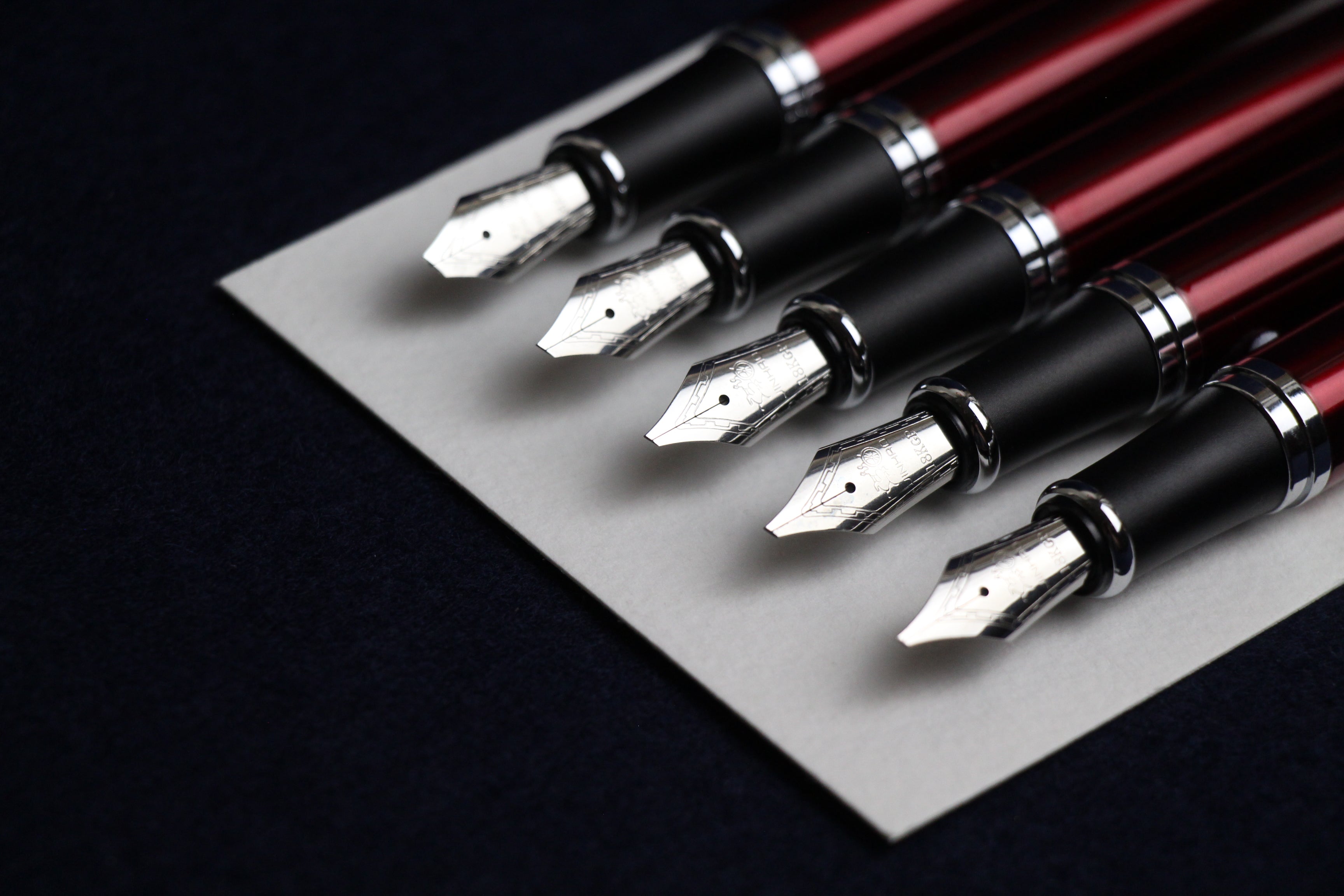 Jinhao X750 fountain pen with left oblique nib - red for Arabic calligraphy