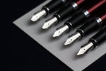 Load image into Gallery viewer, Jinhao X750 fountain pen with left oblique nib - red for Arabic calligraphy
