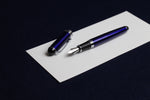 Load image into Gallery viewer, Jinhao X750 fountain pen with left oblique nib - blue, Arabic calligraphy

