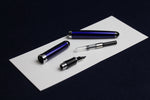 Load image into Gallery viewer, Jinhao X750 fountain pen with left oblique nib - blue, Arabic calligraphy
