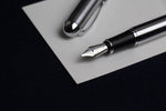 Load image into Gallery viewer, Jinhao X750 fountain pen with left oblique nib - silver; Arabic calligraphy
