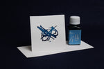Load image into Gallery viewer, Taher traditional Iranian water-based ink for Arabic and Persian calligraphy teal turquoise
