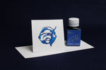 Load image into Gallery viewer, Taher traditional Iranian water-based ink for Arabic and Persian calligraphy blue
