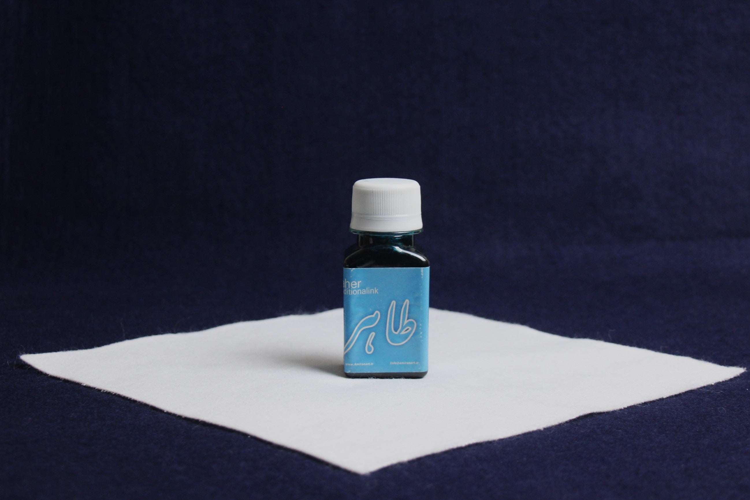 Taher traditional ink for Arabic calligraphy - teal