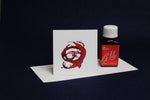 Load image into Gallery viewer, Taher traditional Iranian water-based ink for Arabic and Persian calligraphy  red
