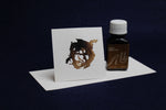 Load image into Gallery viewer, Taher traditional Iranian water-based ink for Arabic and Persian calligraphy brown
