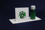 Load image into Gallery viewer, Amiran Iranian water-based ink for Arabic and Persian calligraphy green
