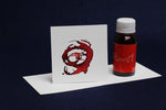 Load image into Gallery viewer, Amiran Iranian water-based ink for Arabic and Persian calligraphy red
