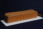 Load image into Gallery viewer, Faux leather case for Arabic calligraphy qalam pens decorated with Arabic calligraphy
