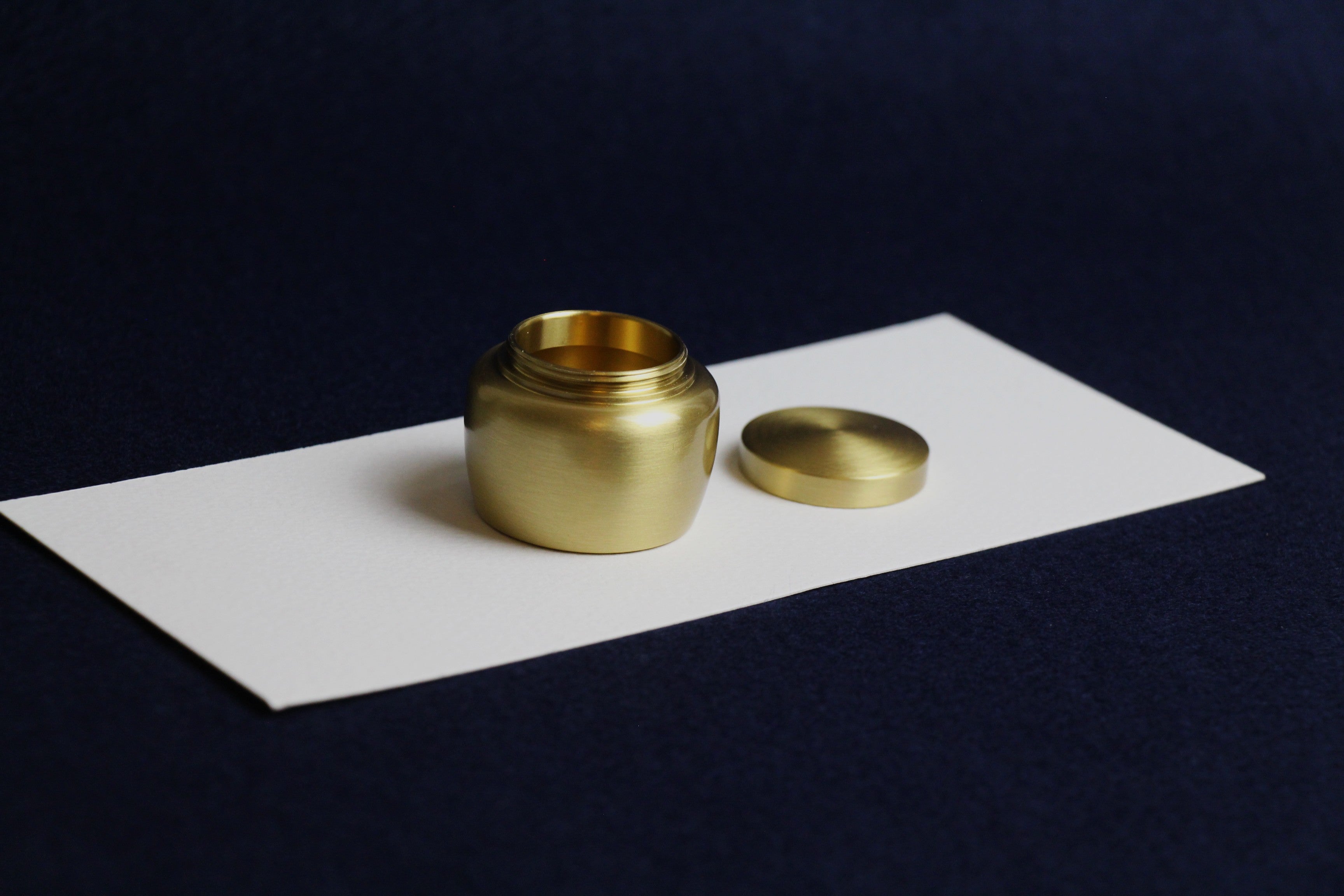 Brass inkwell for Arabic calligraphy (shape 4)