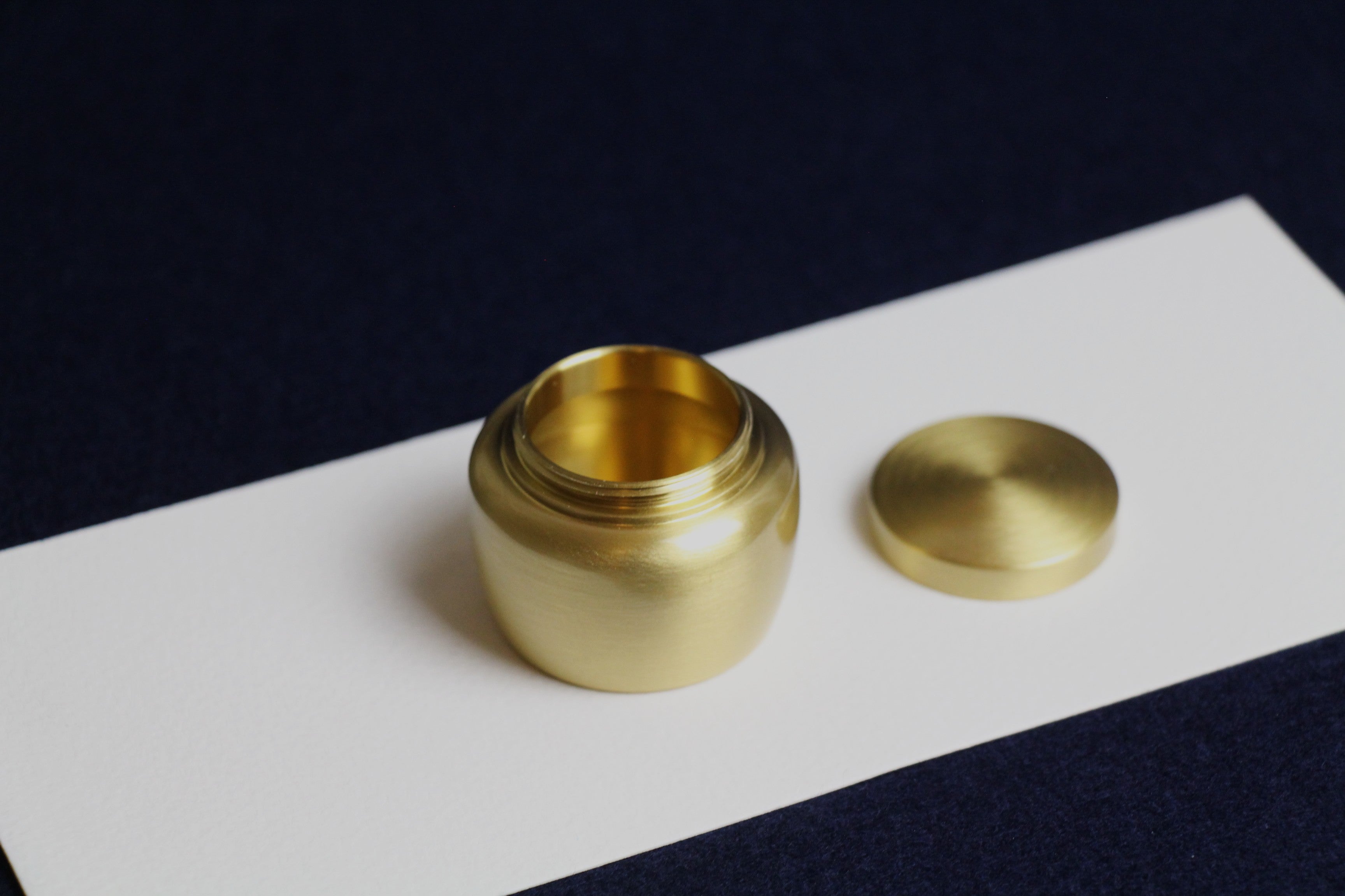 Brass inkwell for Arabic calligraphy (shape 4)