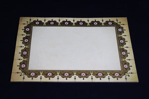 Book of 25 leaves of semi-gloss paper for Arabic calligraphy with decorated border (b)