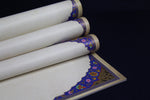 Load image into Gallery viewer, Book of 25 leaves of semi-gloss paper for Arabic calligraphy with decorated border (a)
