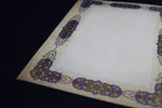 Load image into Gallery viewer, Book of 25 leaves of semi-gloss paper for Arabic calligraphy with decorated border (d)
