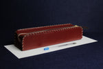 Load image into Gallery viewer, Faux leather case for Arabic calligraphy qalam pens - burnt sienna
