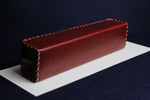 Load image into Gallery viewer, Faux leather case for Arabic calligraphy qalam pens - burnt sienna
