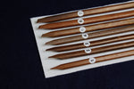 Load image into Gallery viewer, Left hand set of 7 light handam qalams for Arabic calligraphy: 1-7 mm
