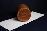 Load image into Gallery viewer, Faux leather qalam pen stand with Persian calligraphy - light brown

