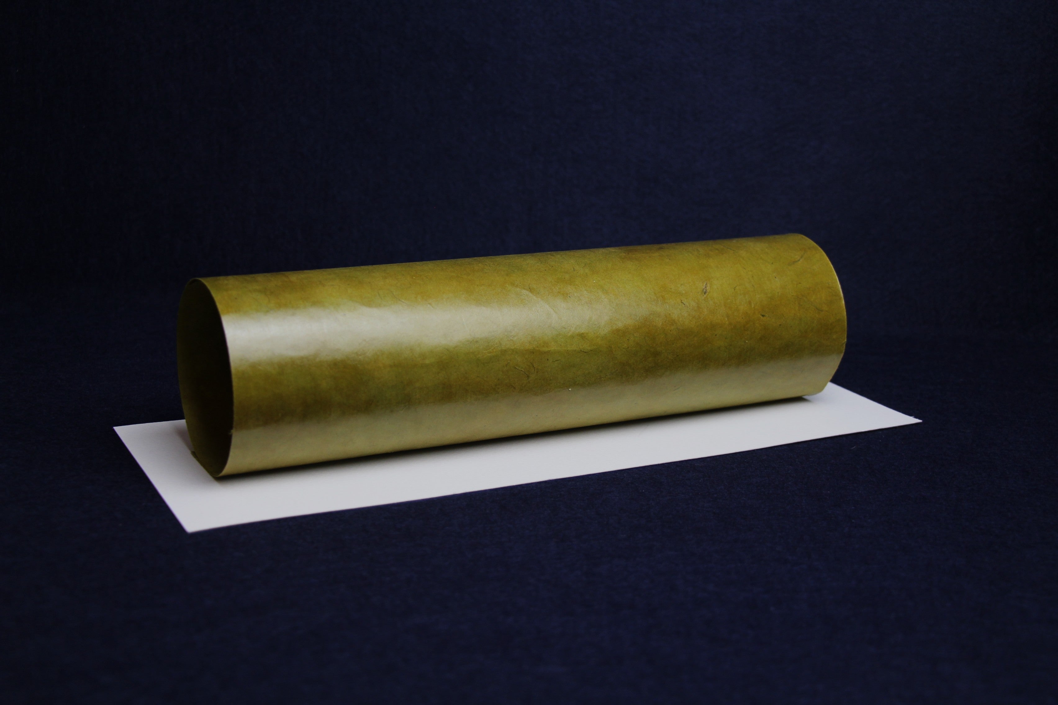 Handmade Nepal ahar paper for Arabic calligraphy: olive green