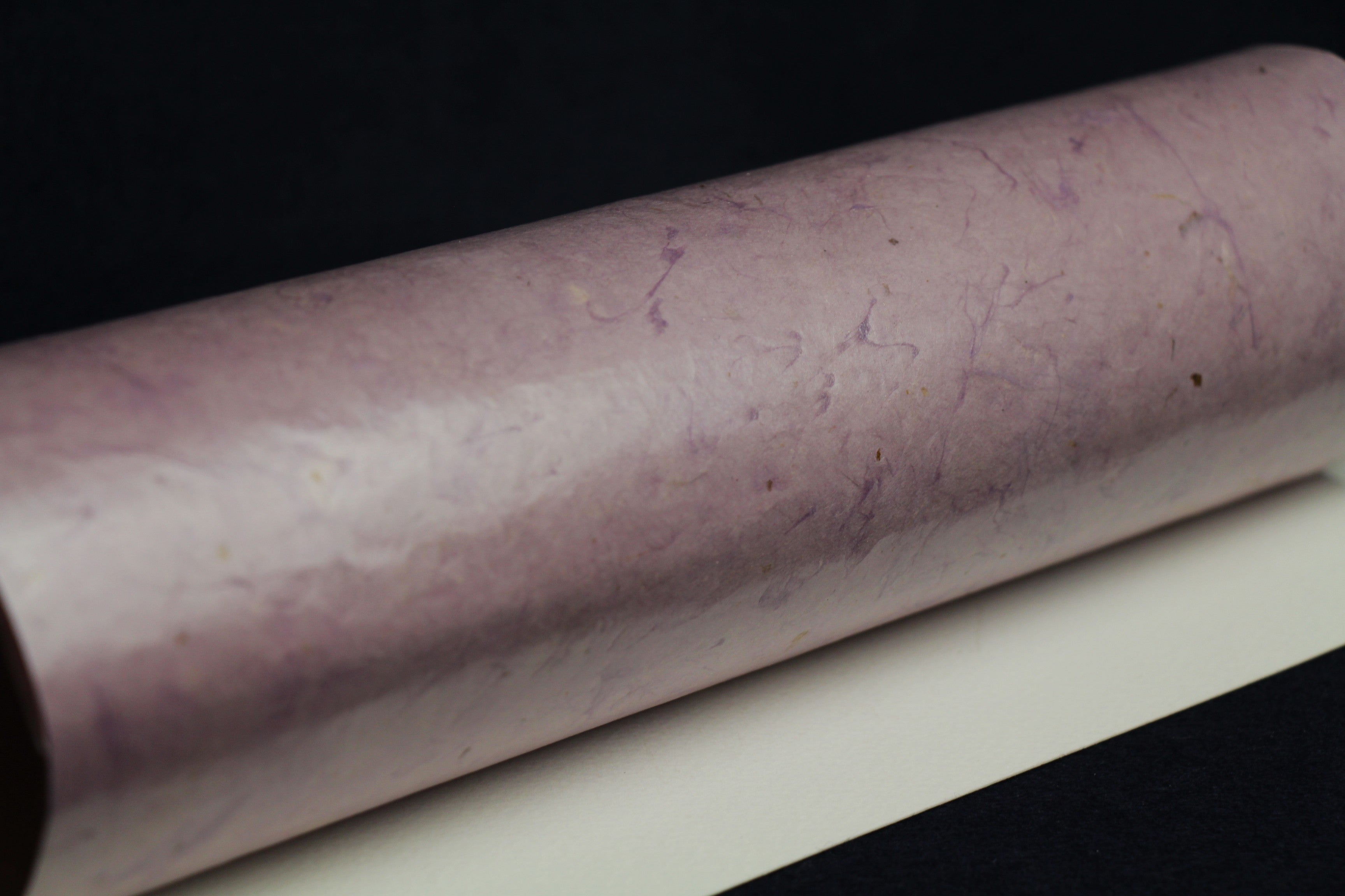 Handmade Nepal ahar paper for Arabic calligraphy:  dark lavender