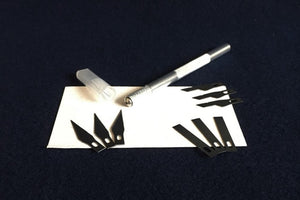 Correction knife for Arabic calligraphy with 9 blades