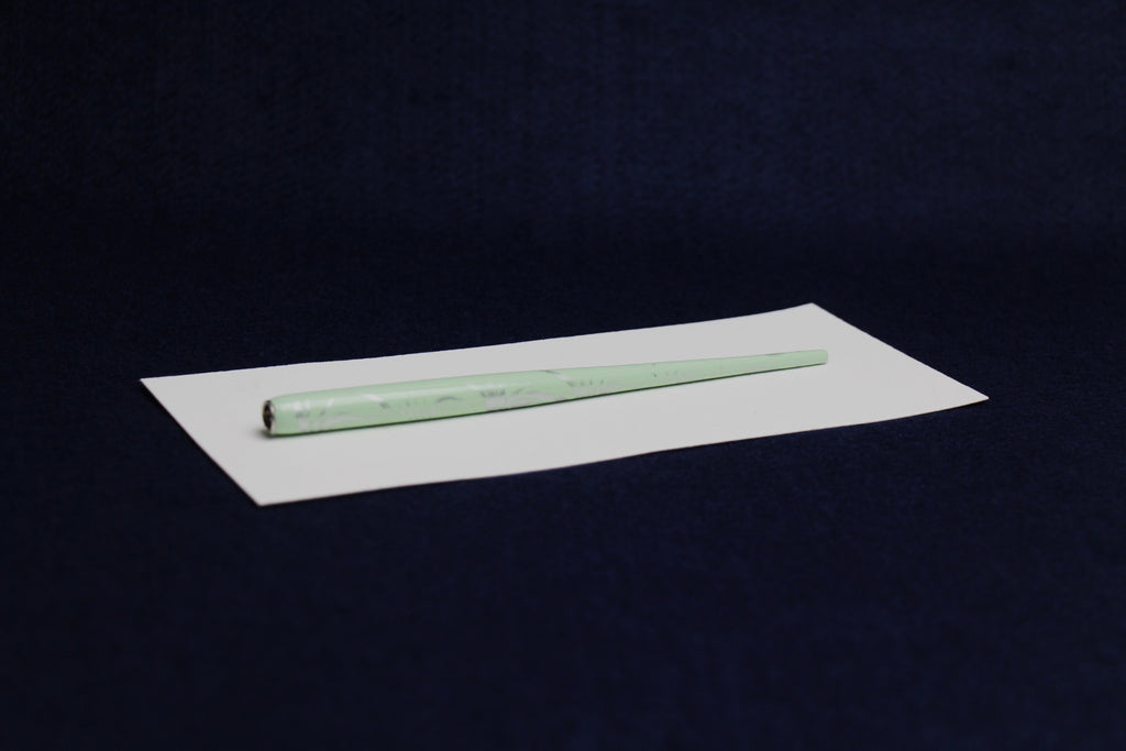 Standard nib holder - grey on mint green marble