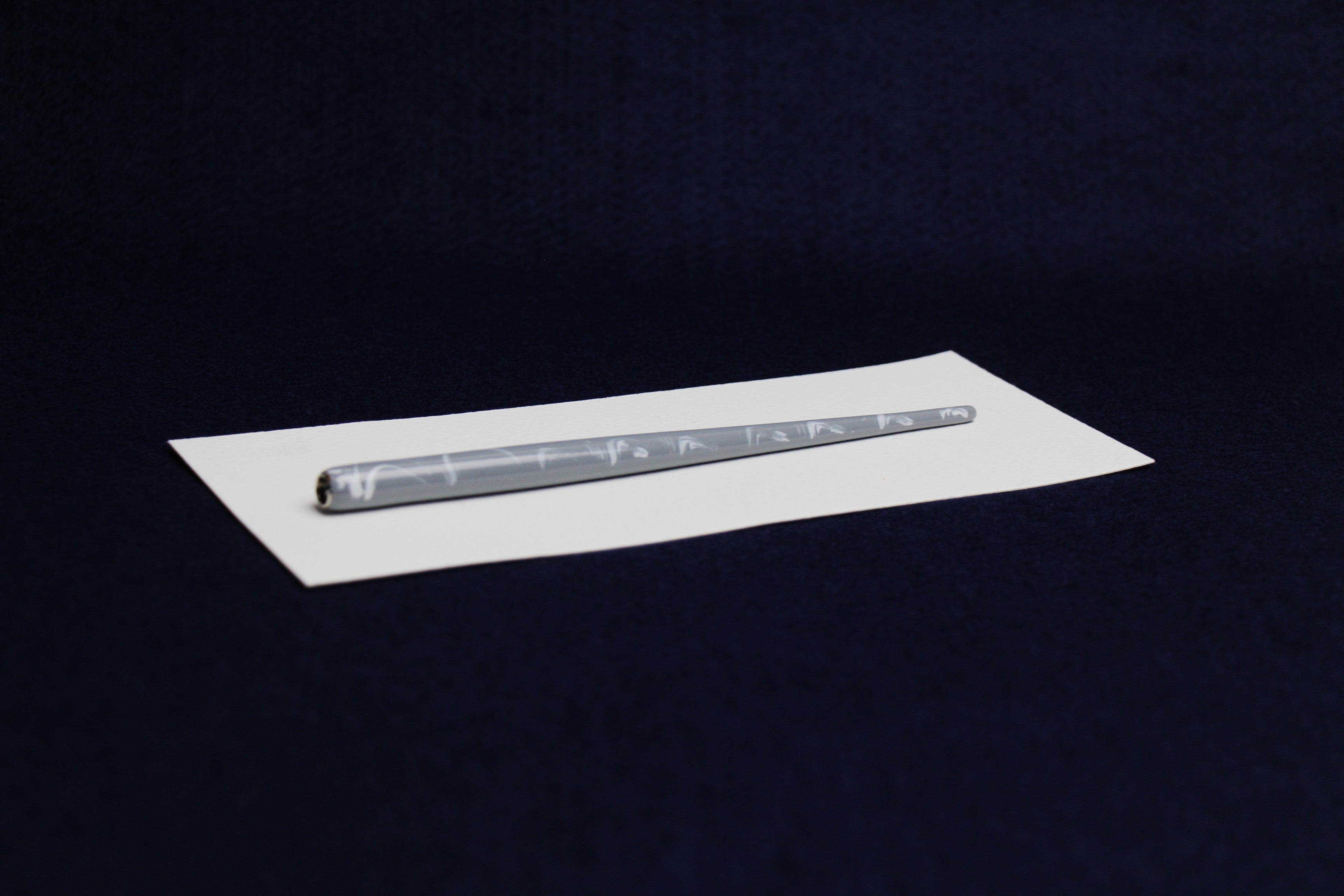 Standard nib holder - grey on grey marble