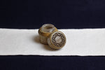 Load image into Gallery viewer, Small wooden inkwell with carved lid for Arabic calligraphy - various lid patterns
