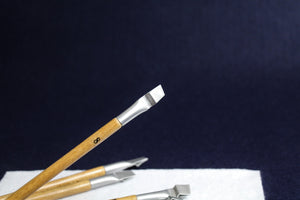 Qalam pen with aluminium nib for Arabic calligraphy: 6 - 10 mm