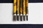 Load image into Gallery viewer, LEFT HAND set of 5 Javi qalams for Arabic calligraphy: 5 – 7 mm
