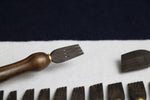 Load image into Gallery viewer, Luxury ebony set for Arabic calligraphy - 2 handles and 20 nibs (1 - 20 mm)
