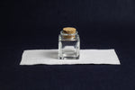 Load image into Gallery viewer, Square glass inkwell with cork stopper for Arabic calligraphy
