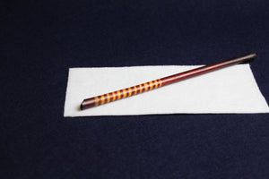 Painted reed qalam pen for Arabic calligraphy - unopened and uncut, medium thickness