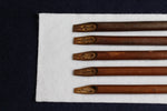 Load image into Gallery viewer, Handam Arabic calligraphy qalam dip pen for kufi mushafi script, set of 5, square nib
