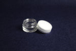 Load image into Gallery viewer, Glass round inkwell with plastic lid and likka for Arabic calligraphy 15ml
