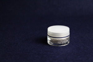 Glass round inkwell with plastic lid and likka for Arabic calligraphy 15ml
