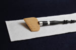 Load image into Gallery viewer, Single extra wide qalam pen with wooden nib for Arabic calligraphy: 50 - 75 mm
