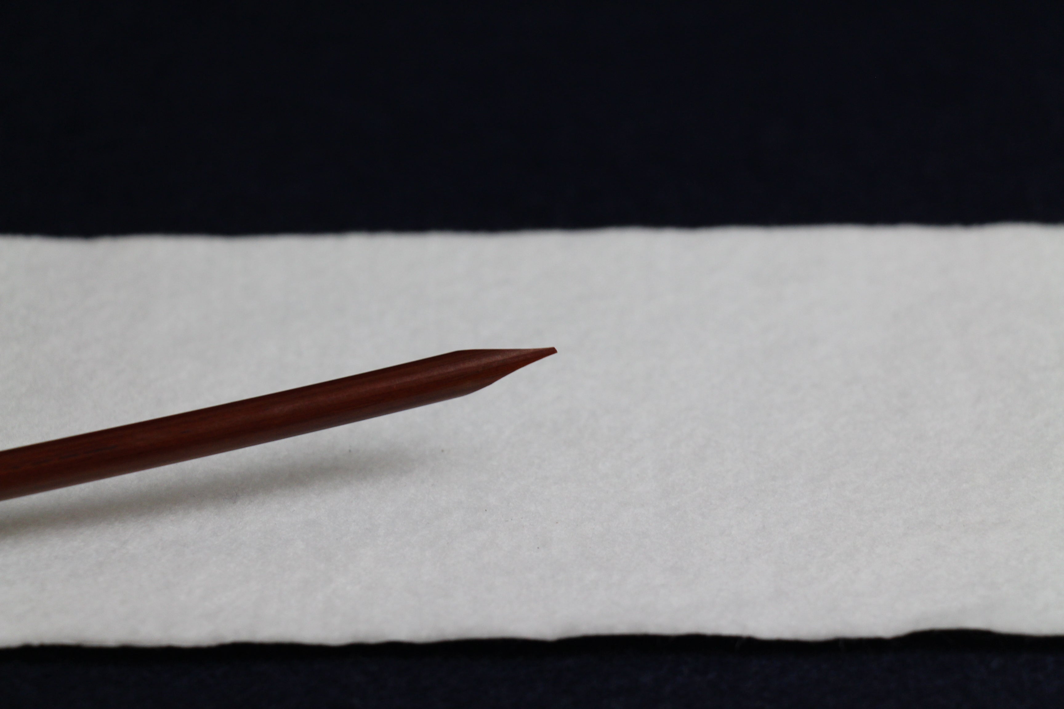 Traditional reed qalam pen for Arabic calligraphy - open and cut for Naskh script 2