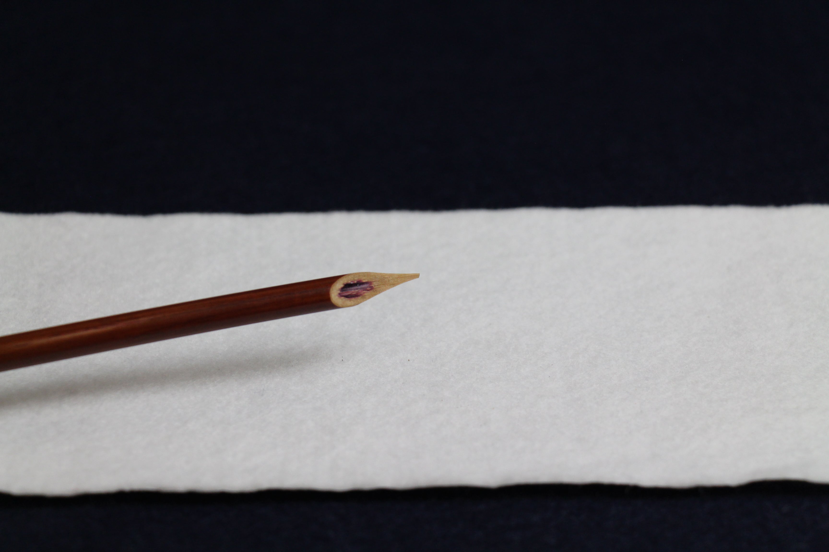 Traditional reed qalam pen for Arabic calligraphy - open and cut for Naskh script 3