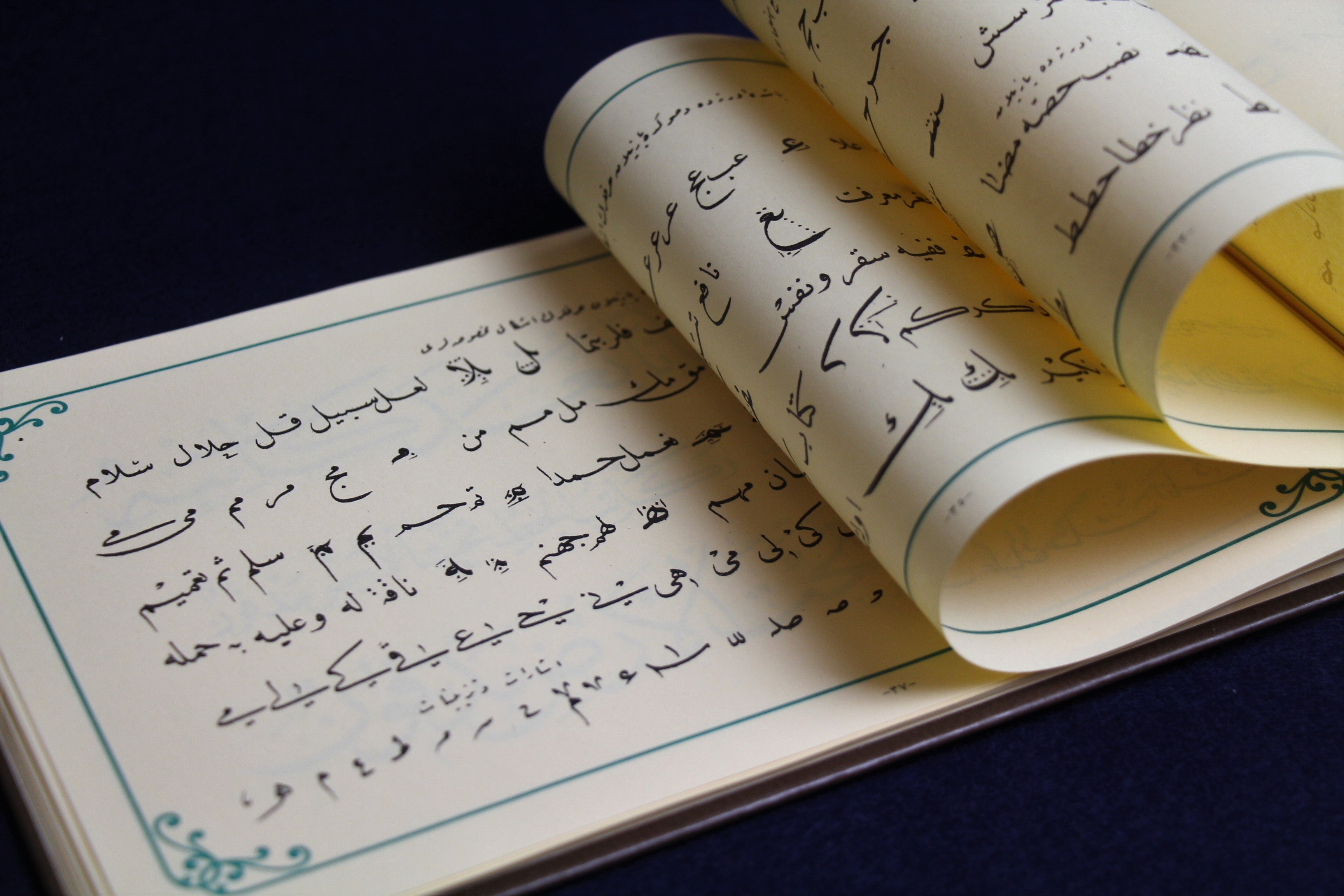 Ottoman Calligraphy:  Copy book (mashq) for Thuluth, Naksh, Ruq'a, Diwani, and Turkish taliq - work of Mehmet Izzet Efendi 4