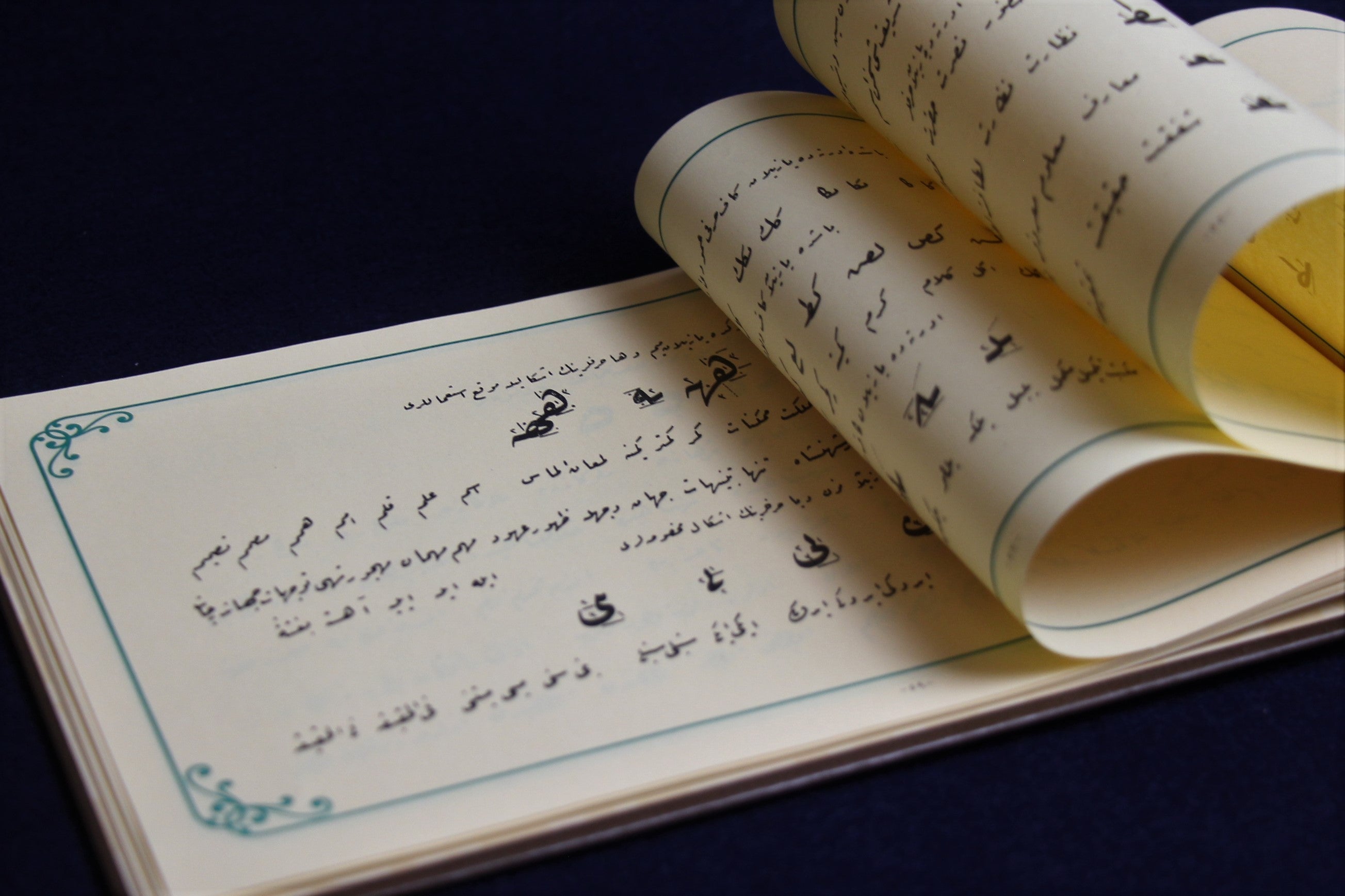 Ottoman Calligraphy:  Copy book (mashq) for Thuluth, Naksh, Ruq'a, Diwani, and Turkish taliq - work of Mehmet Izzet Efendi 5