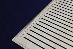 Wooden straight line stencil - 15 mm line gap – Arcalliq
