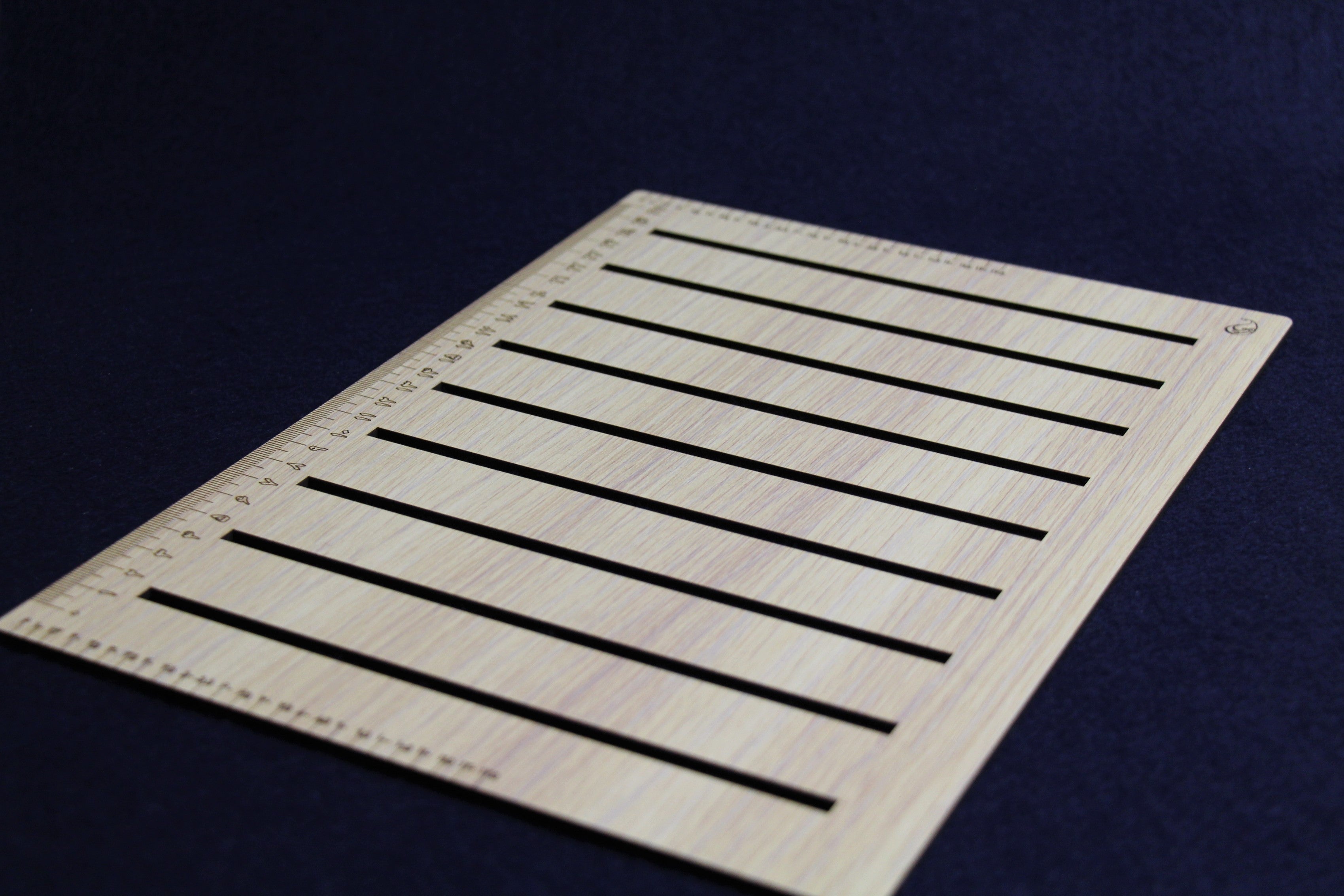 Wooden straight line stencil - 30 mm line gap – Arcalliq