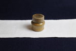 Load image into Gallery viewer, Small wooden inkwell with carved lid for Arabic calligraphy - various lid patterns
