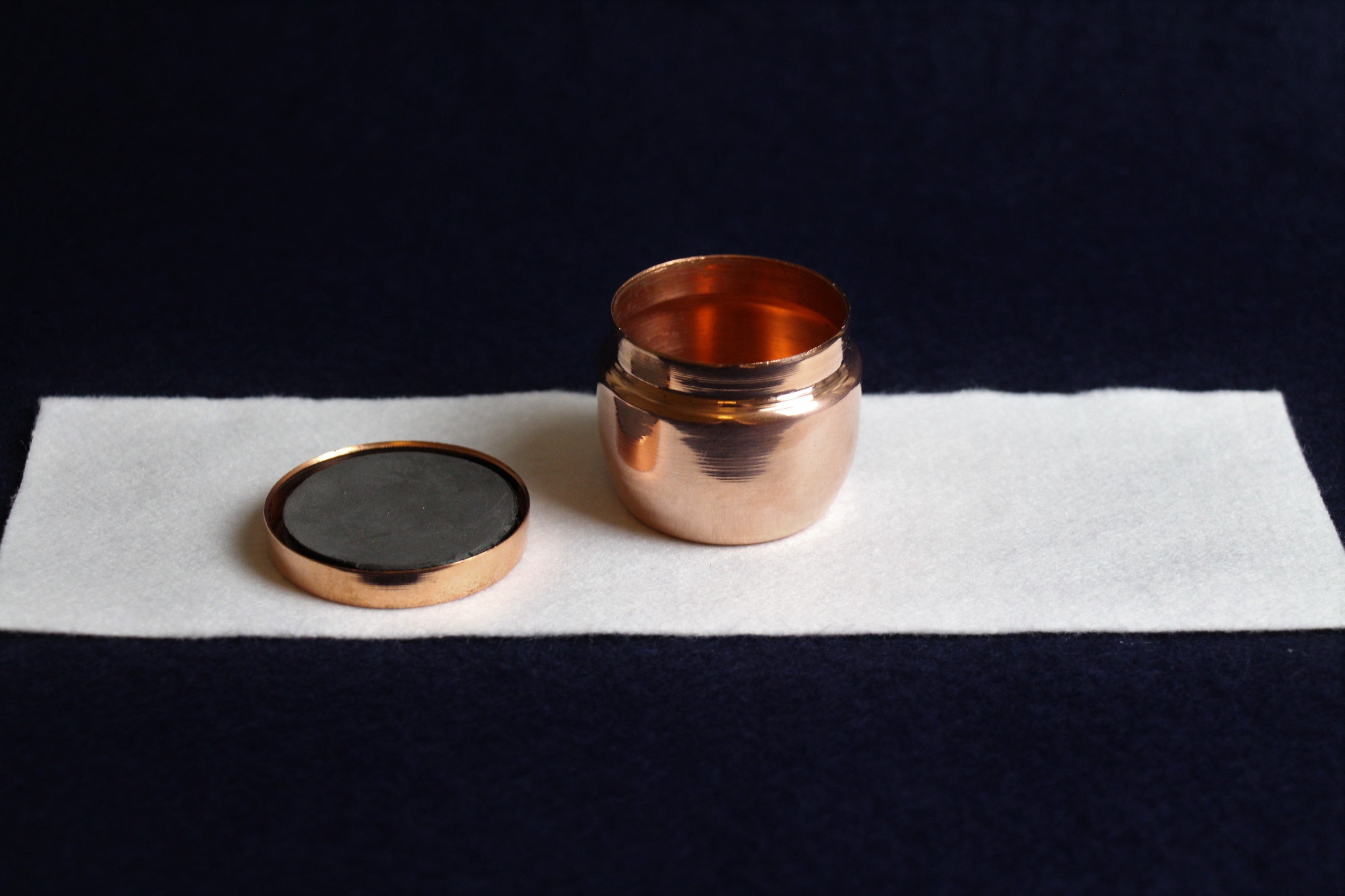 Copper inkwell for Arabic calligraphy (1)
