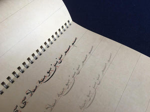 Arabic calligraphy workbook for Naskh script 