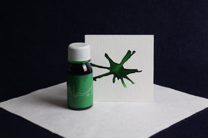 Amiran ink for Arabic calligraphy - green